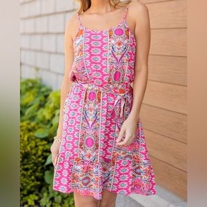 NWT Pretty Garden Floral spaghetti strap dress